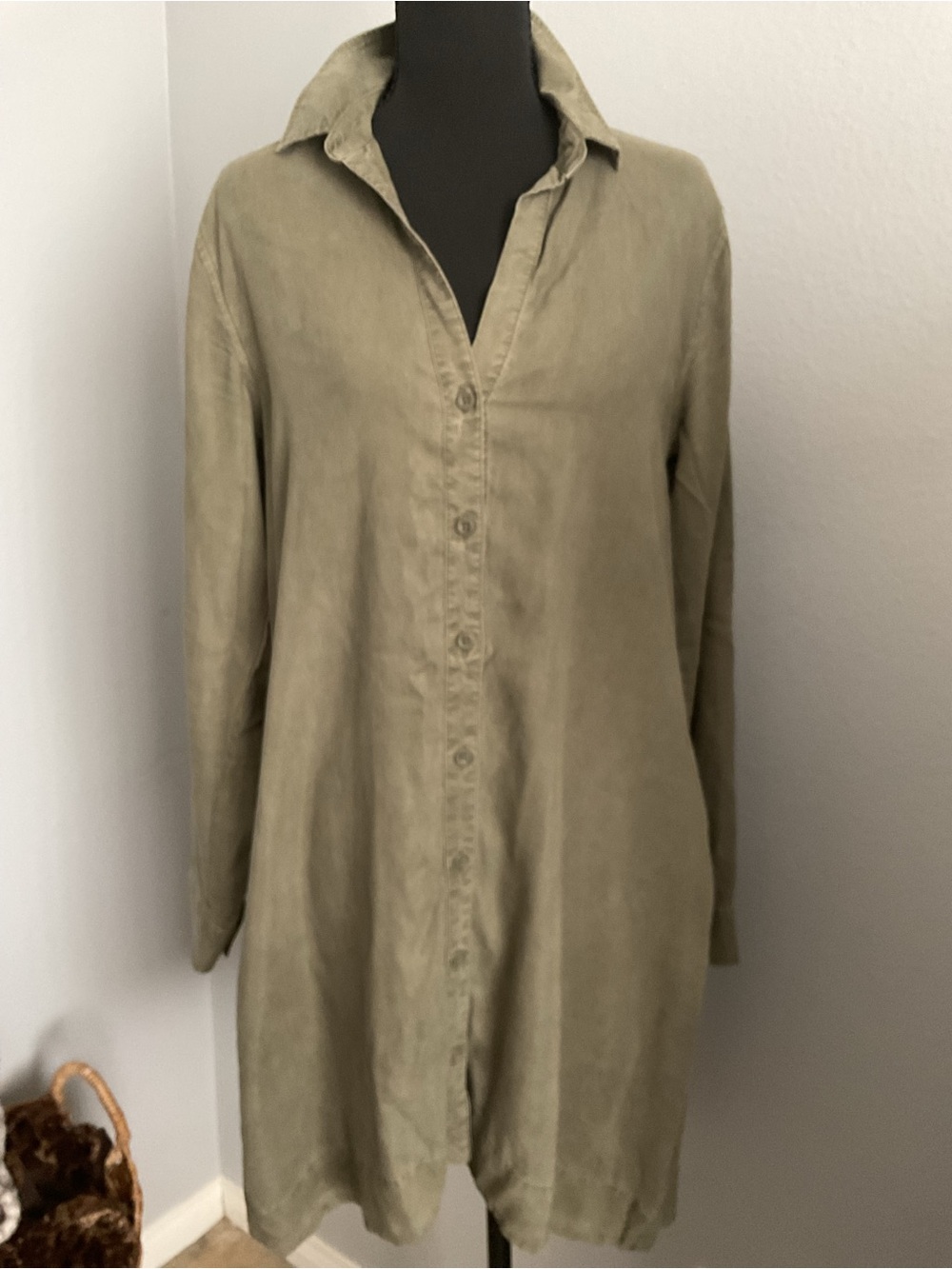 Anthropologie Cloth & Stone Olive Dress